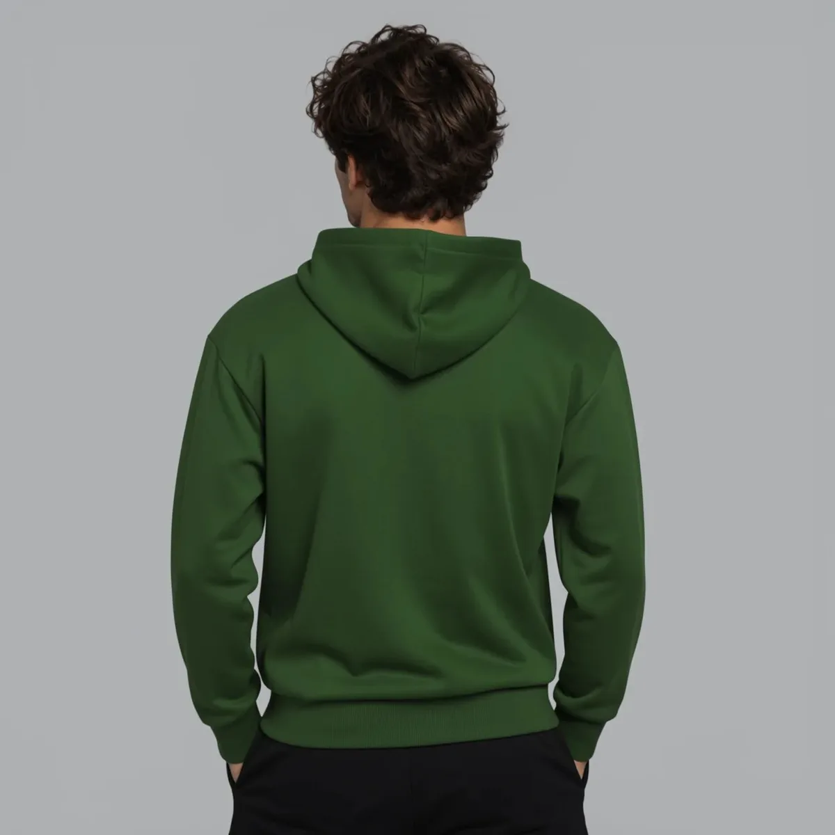 Hanorac De Azi Absolvent — Verde sticlă, Spate