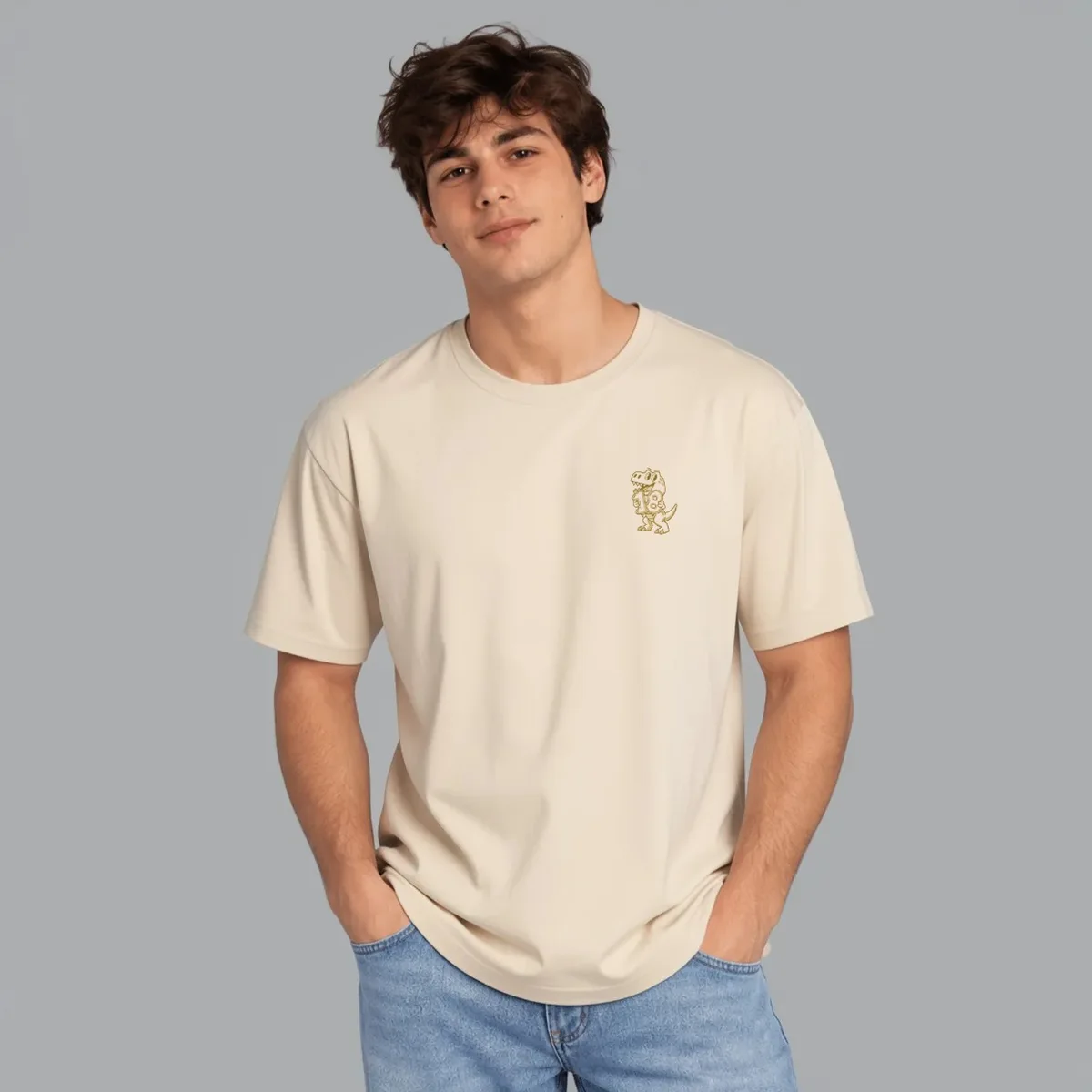 Tricou „Eighteen Chapter” — Migdală, Față