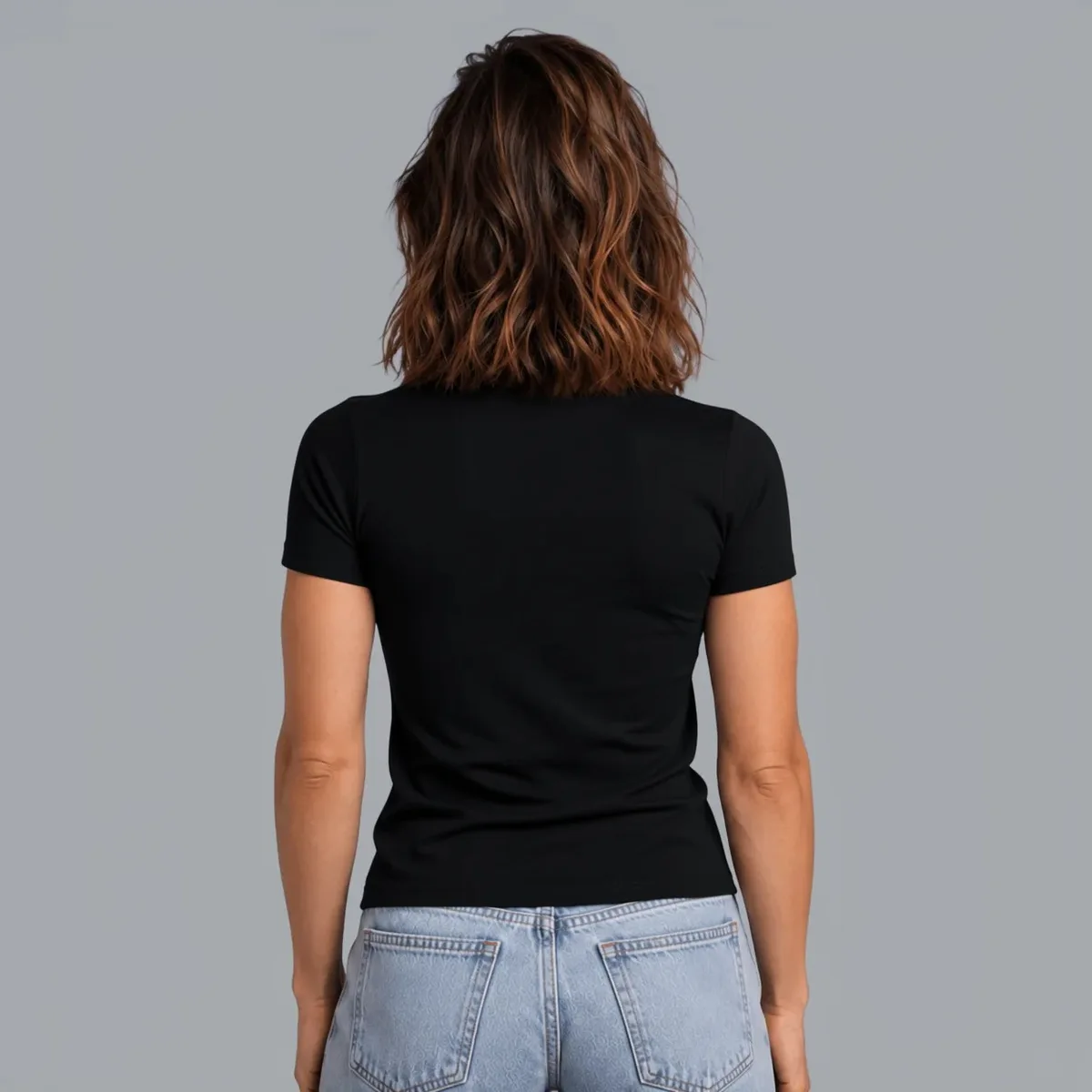 “Unde e tortul?” T-shirt — Black, Back