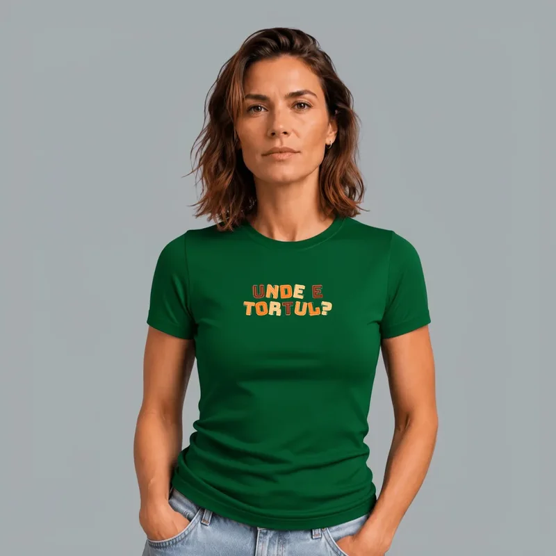 Tricou cu designul „Tricou „Unde e tortul?””