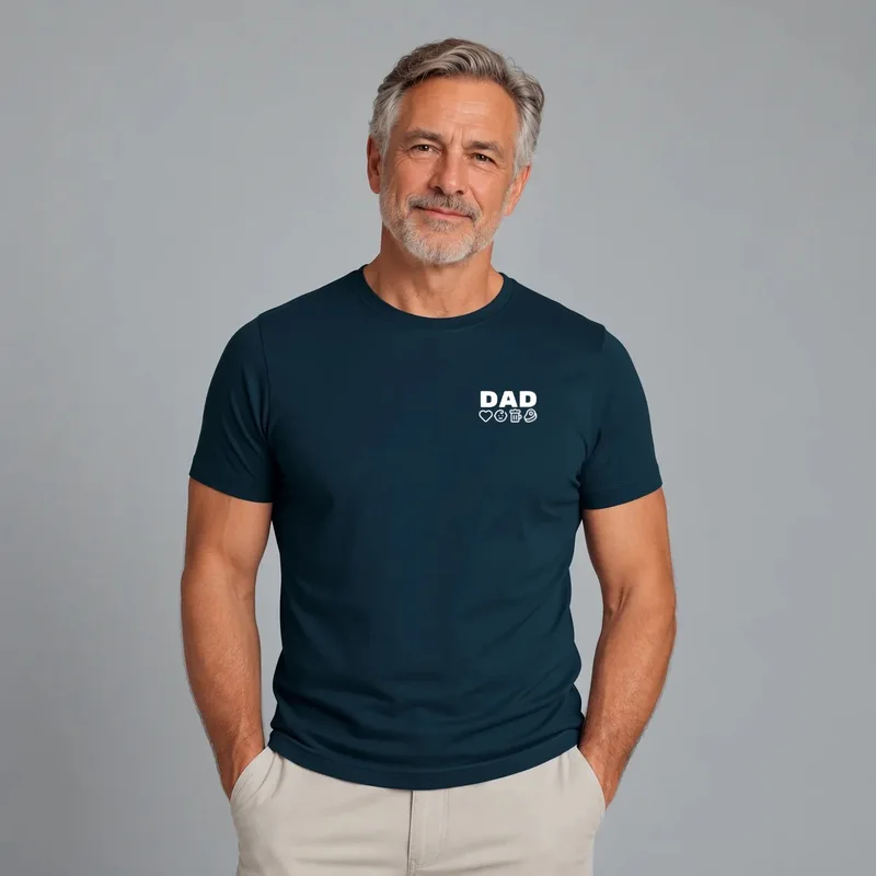 Tricou cu designul „Tricou Dad”