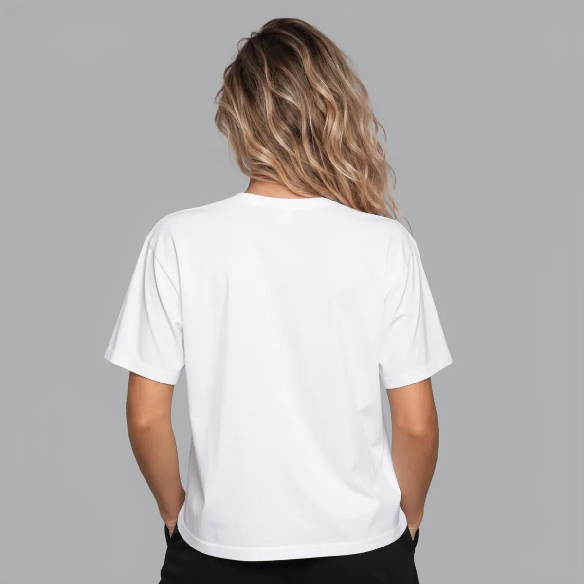 Tricou "Am zis da" — Alb, Spate