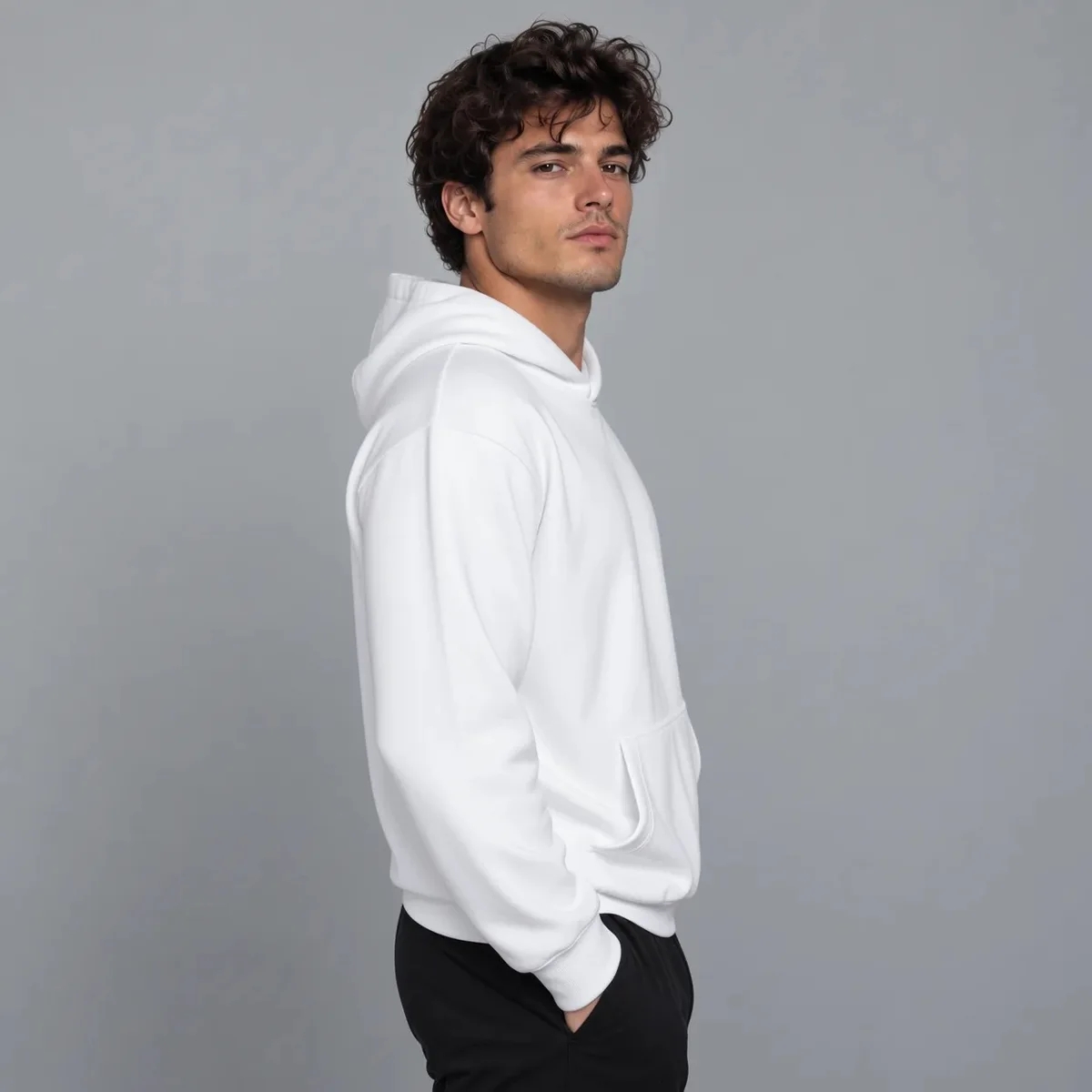 Hanorac Better Together — Alb, Profil