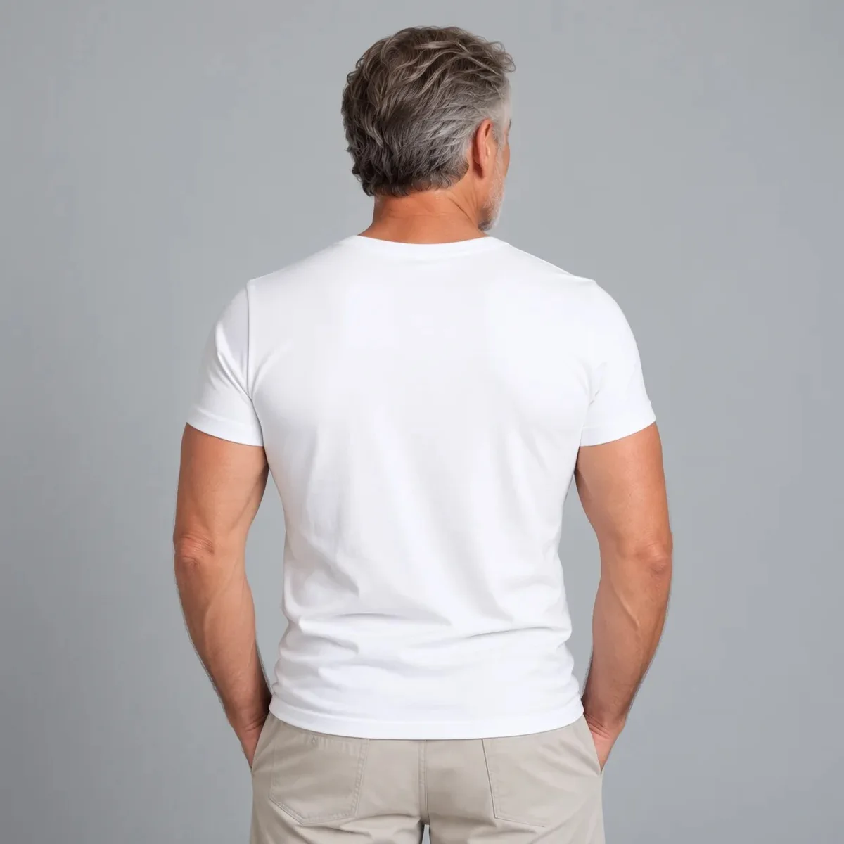 Tricou „+1 an” — Alb, Spate