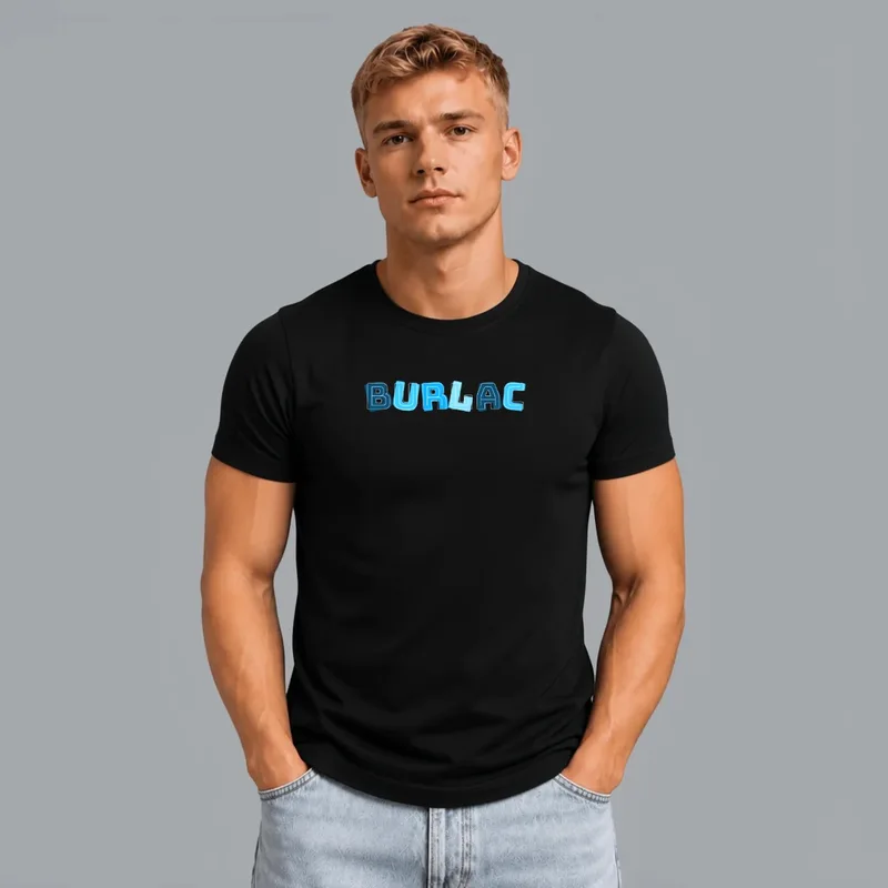 T-shirt with the ““Burlac” T-shirt” design
