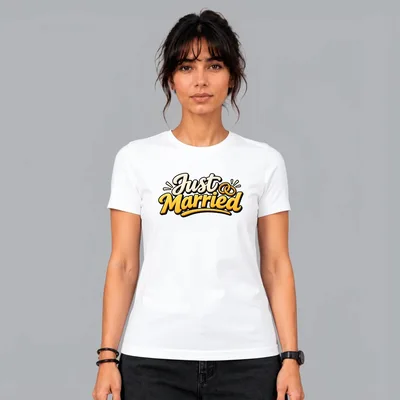Tricou "Just Married"