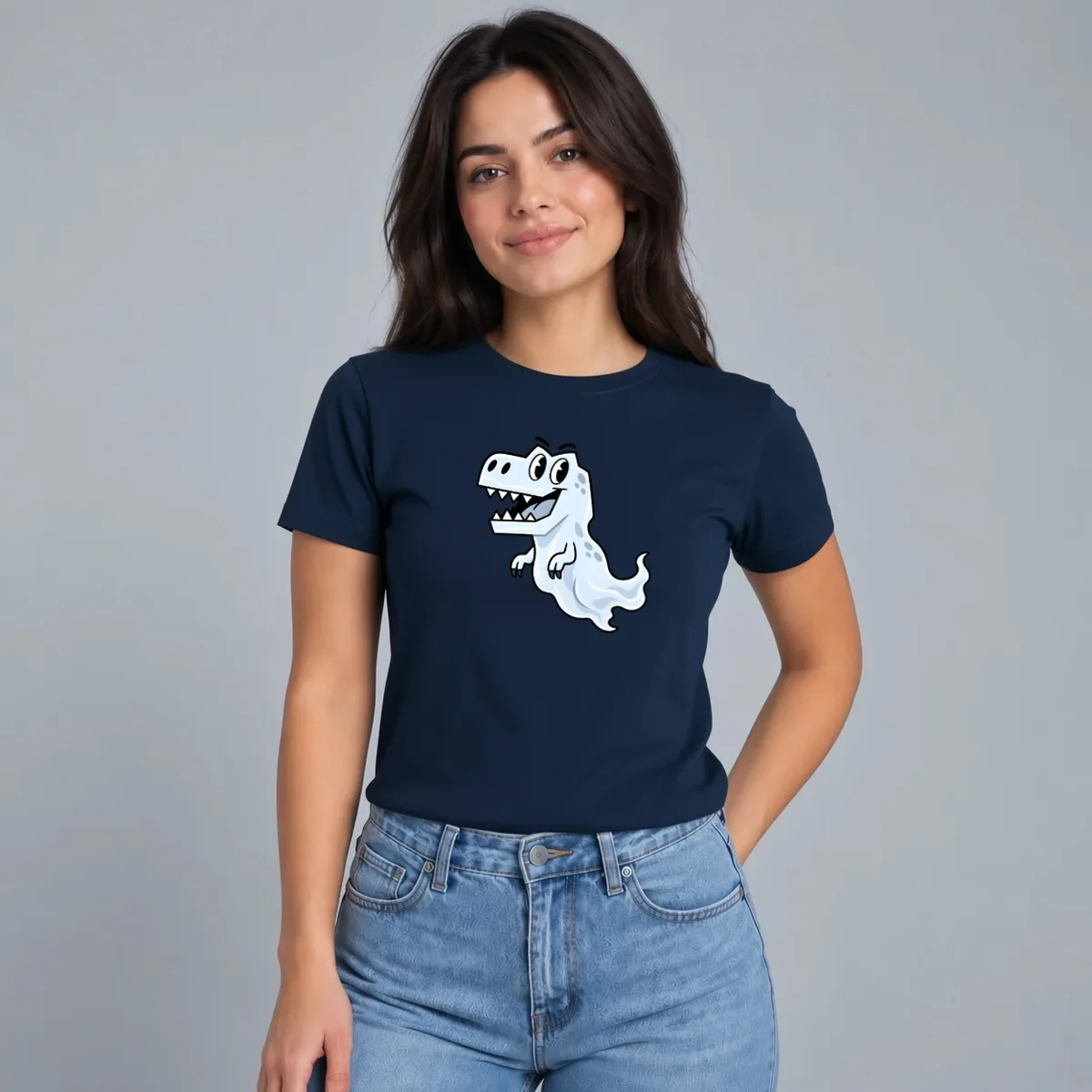 Tricou "Fantoma" — Navy, Front