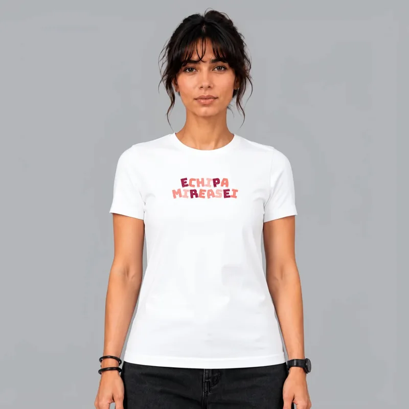T-shirt with the ““Echipa miresei” T-shirt” design
