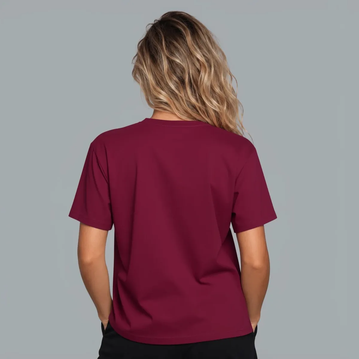 Tricou "Am zis da" — Garnet, Spate