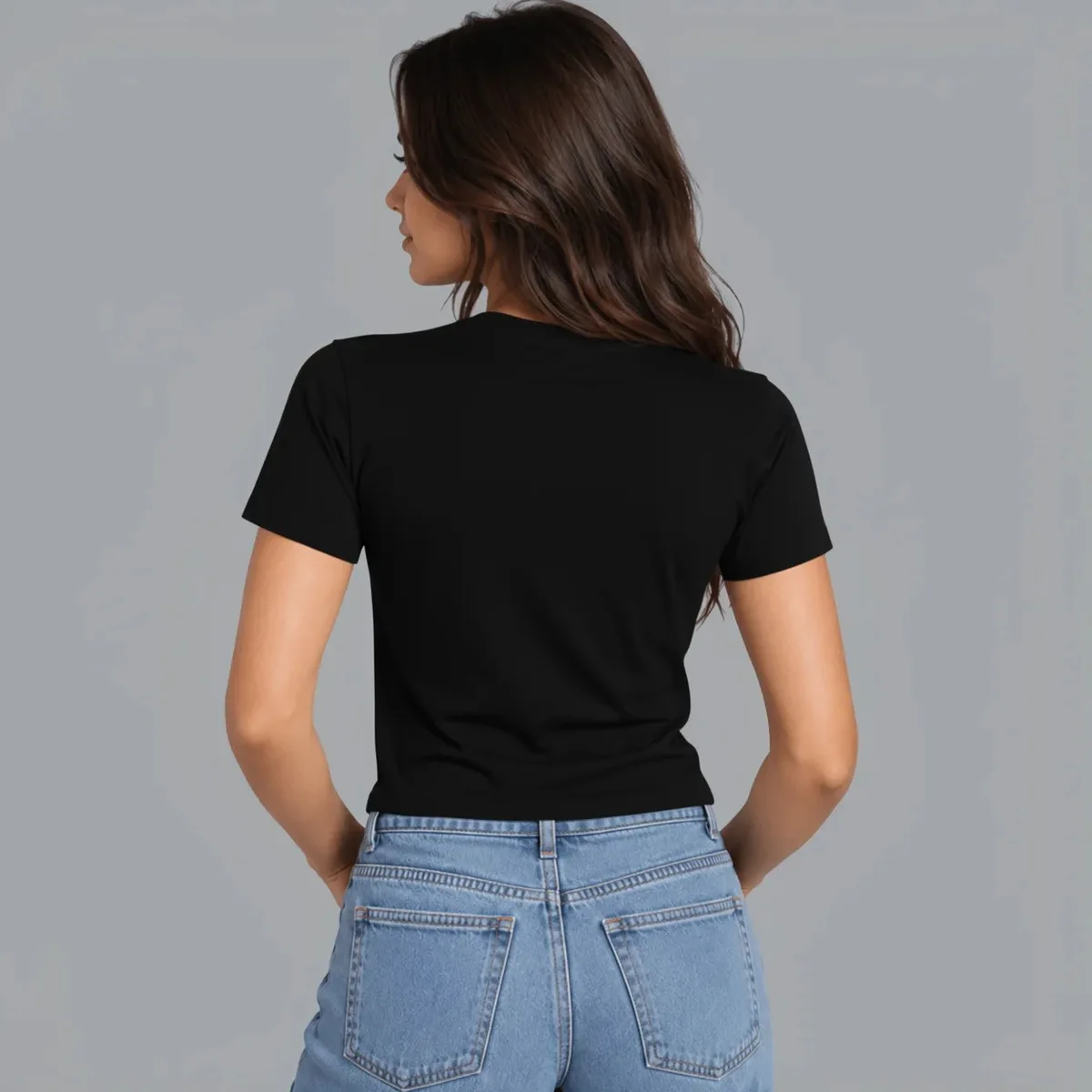 Tricou 18 & Fabulous — Negru, Spate