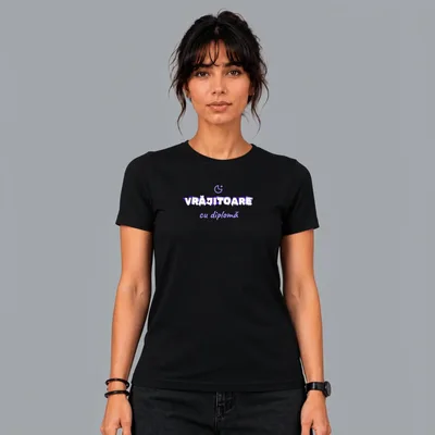 Tricou „Vrăjitoare cu diplomă”