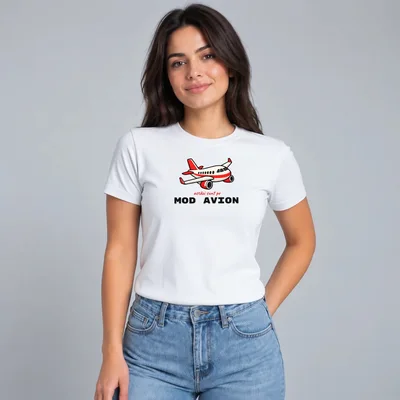 Tricou „Astăzi sunt pe mod avion”