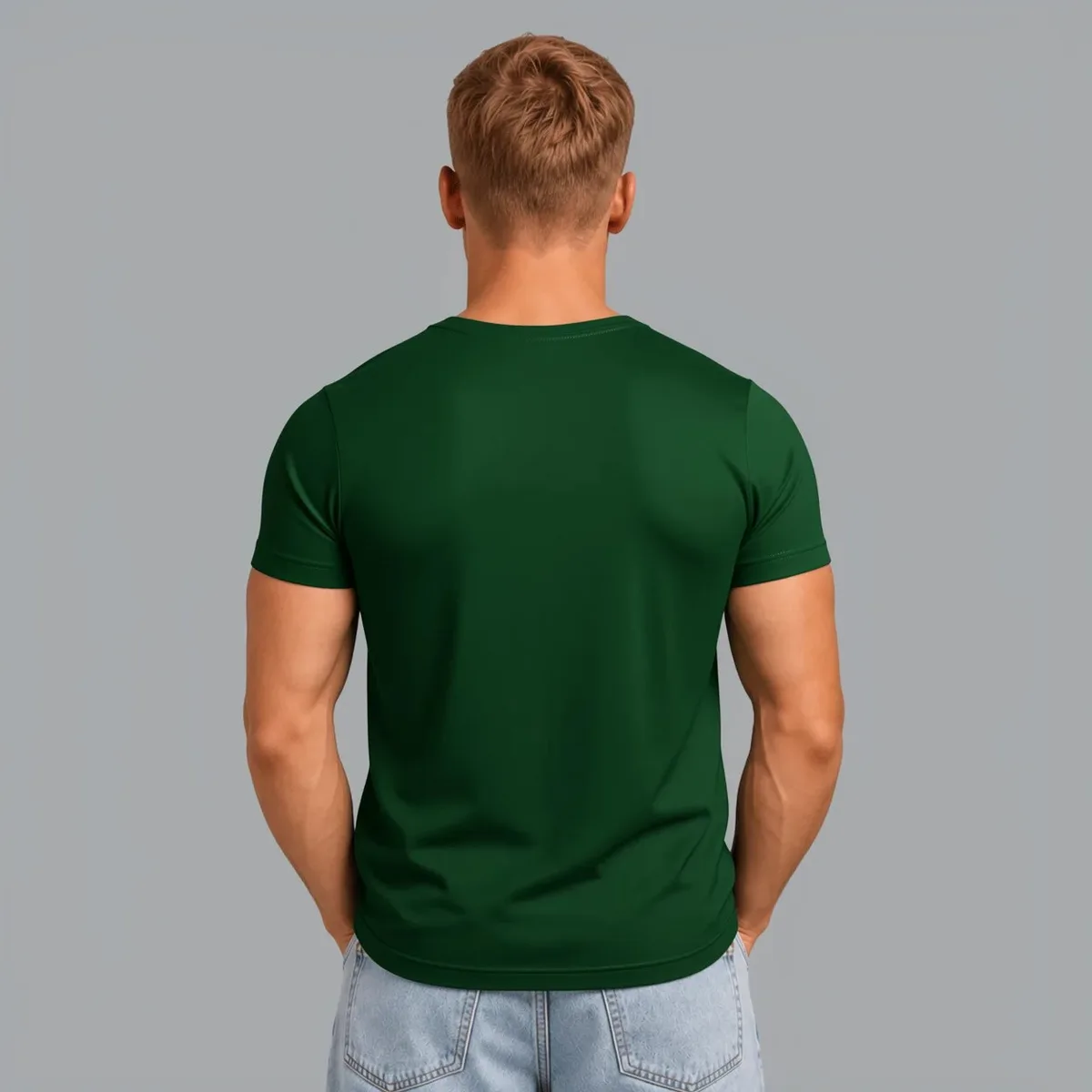 Tricou „R.I.P. Dieta” — Verde sticlă, Spate