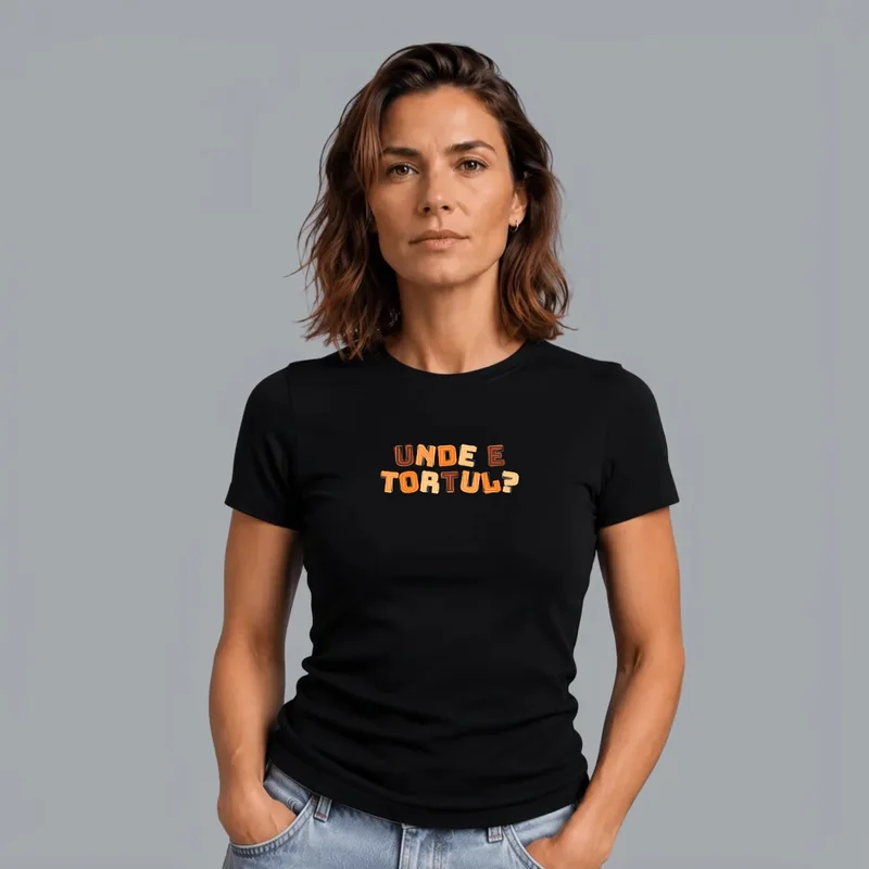 Tricou cu designul „Tricou „Unde e tortul?””