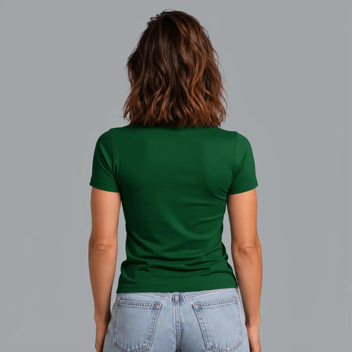 “Unde e tortul?” T-shirt — Bottle green, Back