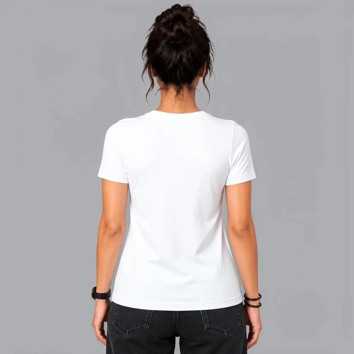Tricou Better Together — Alb, Spate